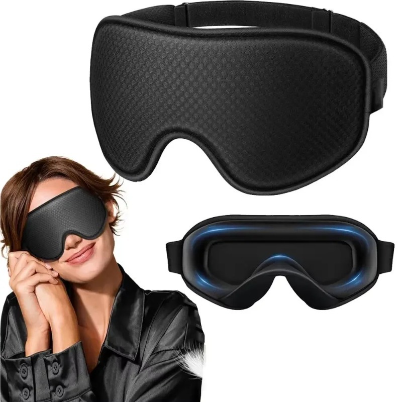 Sleep Eye Mask 3D - 3D Blackout Breathable Sleep Mask, Soft