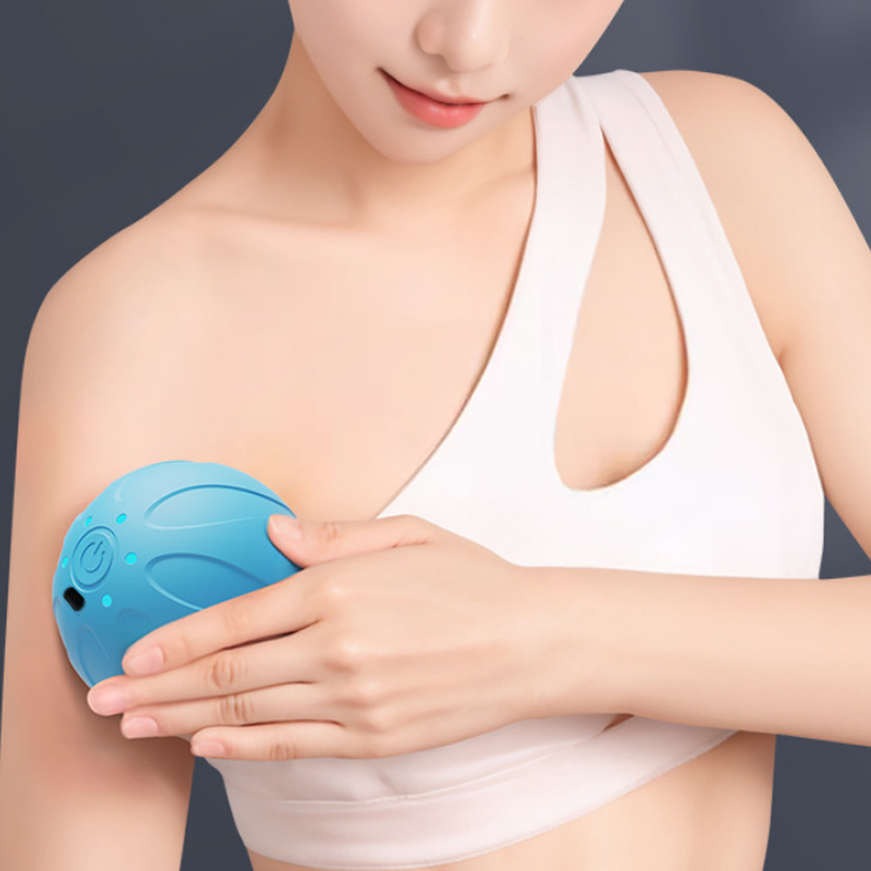 Health Wellness And Fitness - New Vibrating Massage Ball Handheld Deep