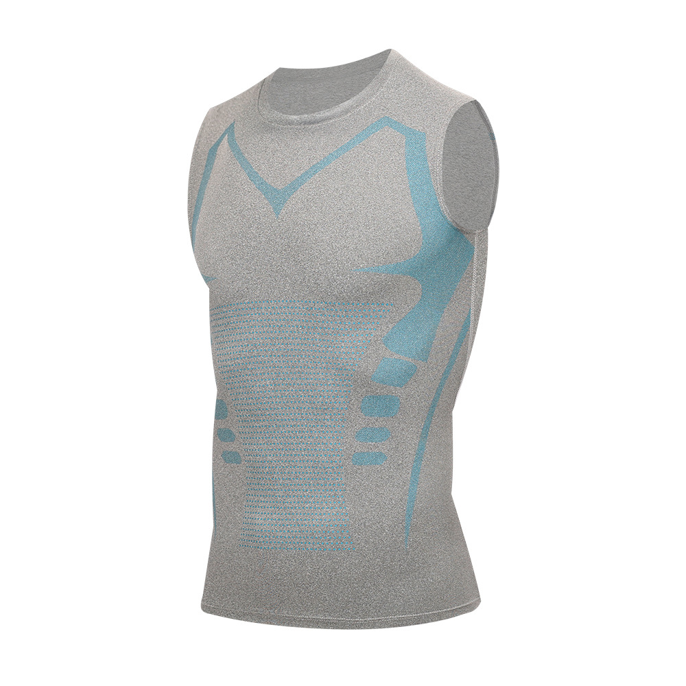 Health Wellness And Fitness - Compression Tank Top Men Gym Shirt