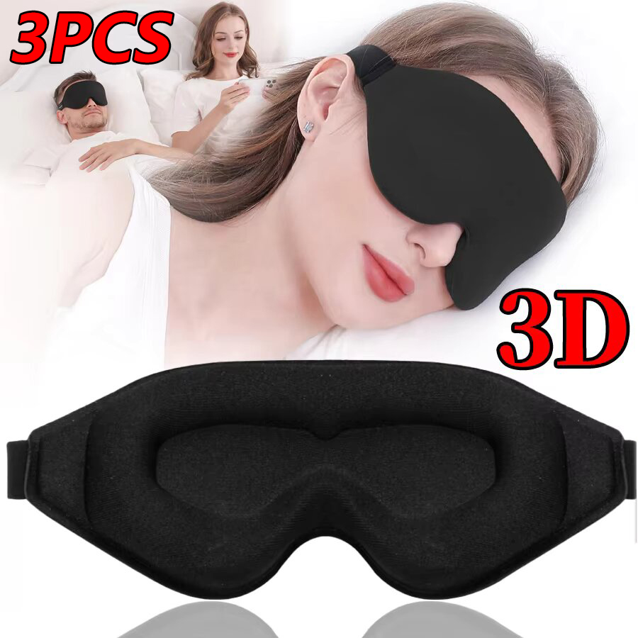 Sleep Eye Mask 3D - 3PCS 3D Memory Foam Sleep Eye