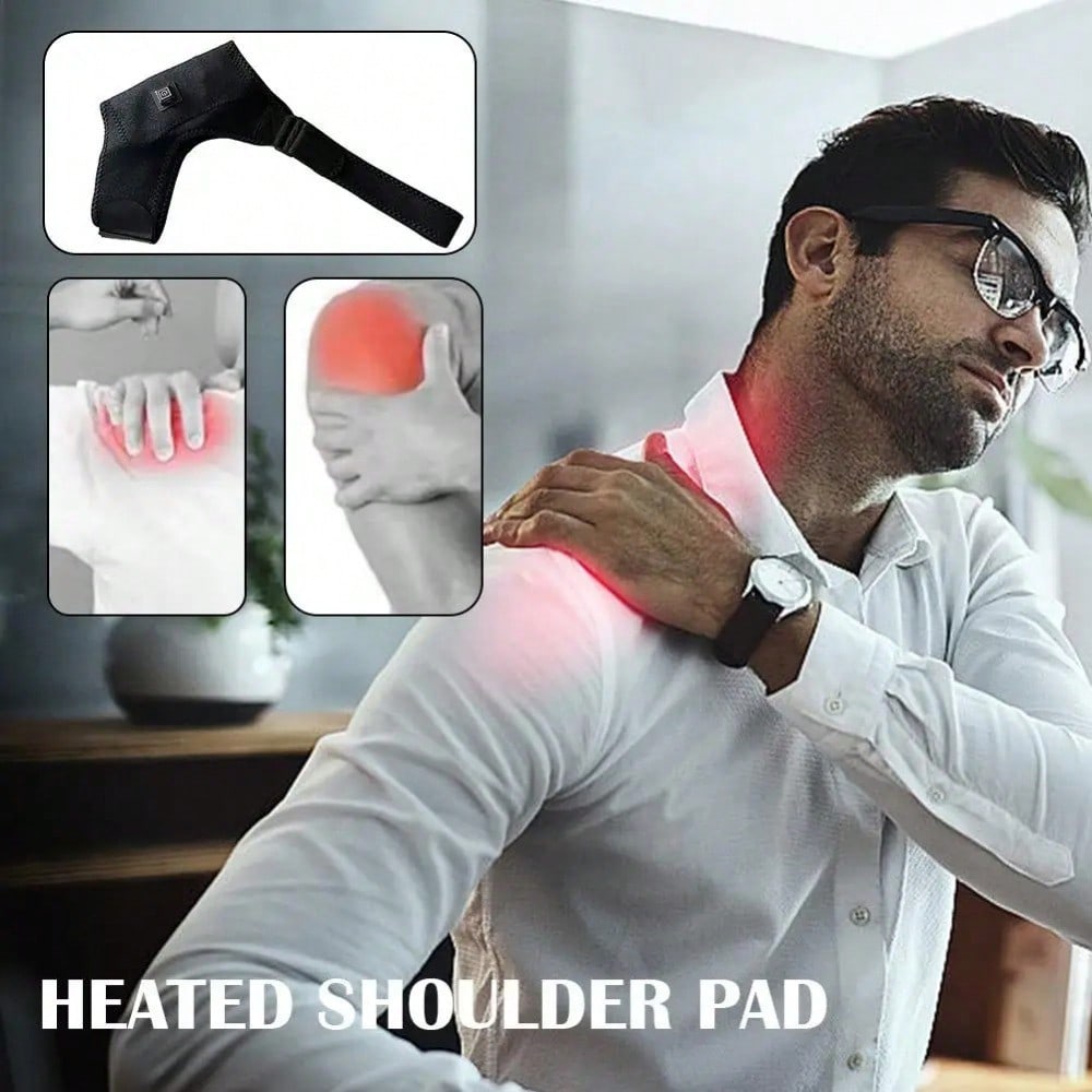 Health Wellness And Fitness - Electric Heating Heated Shoulder Brace Wrap