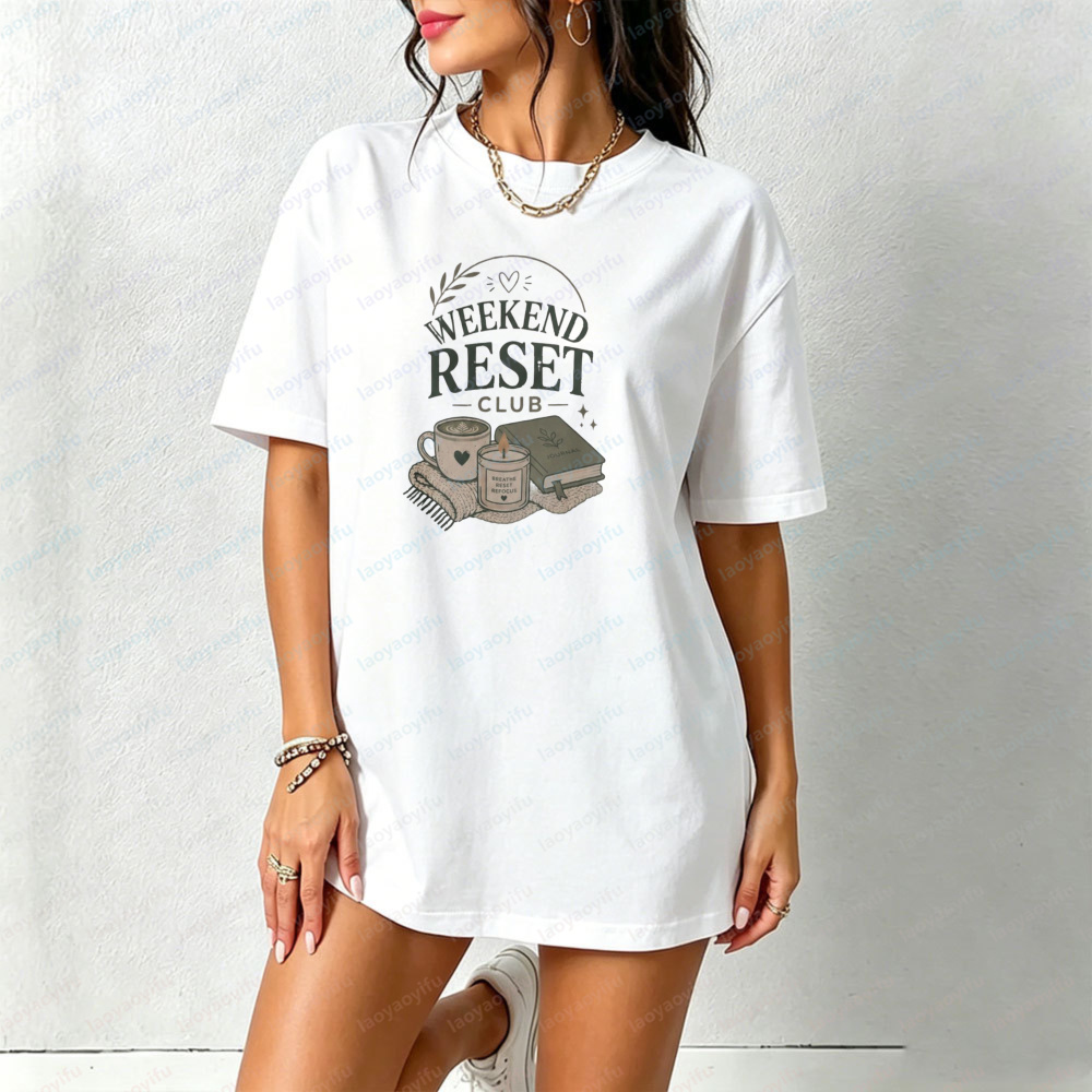 Weekend Reset Club T-Shirt Sel - Health Wellness Club review and price