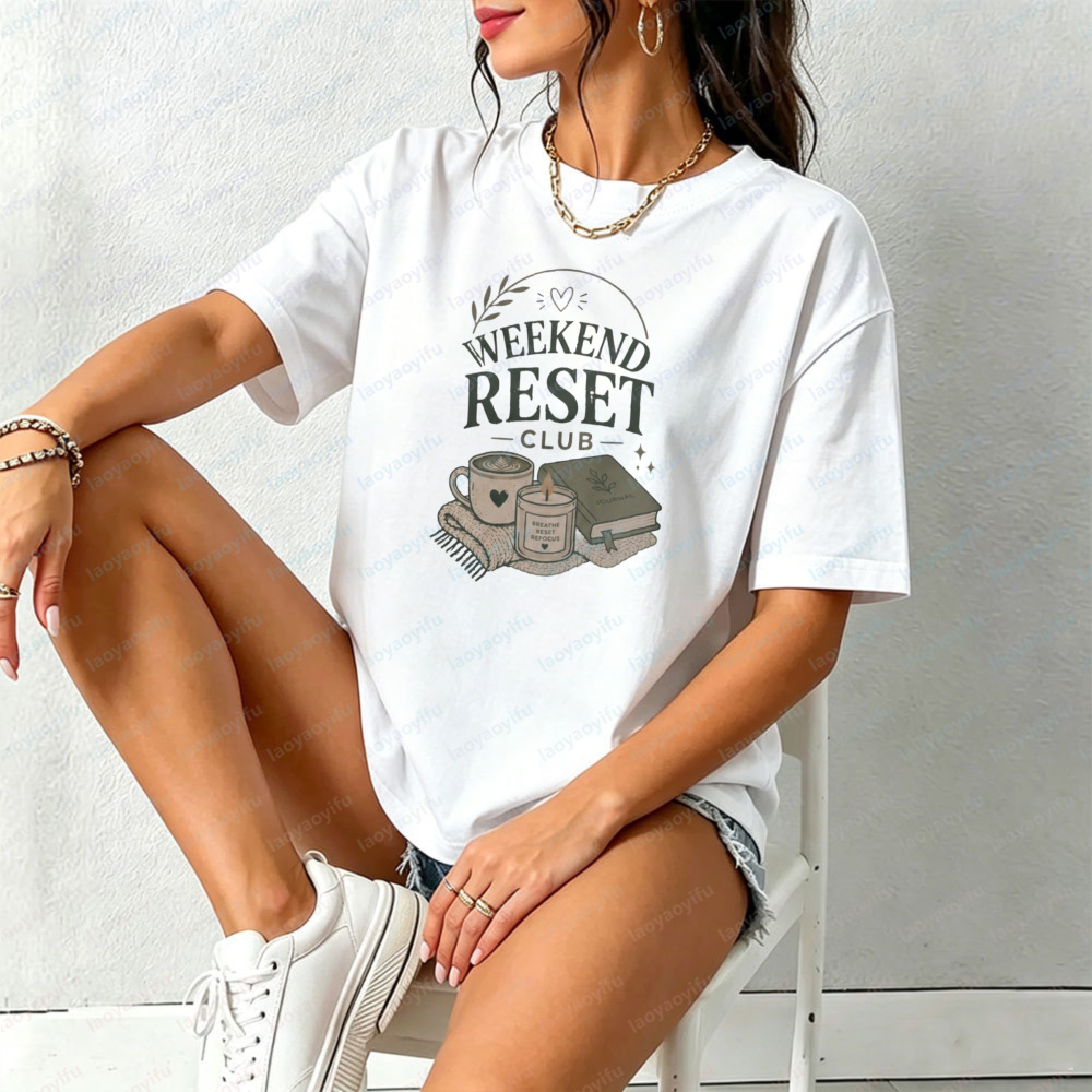 Weekend Reset Club T-Shirt Sel - Health Wellness Club review and price