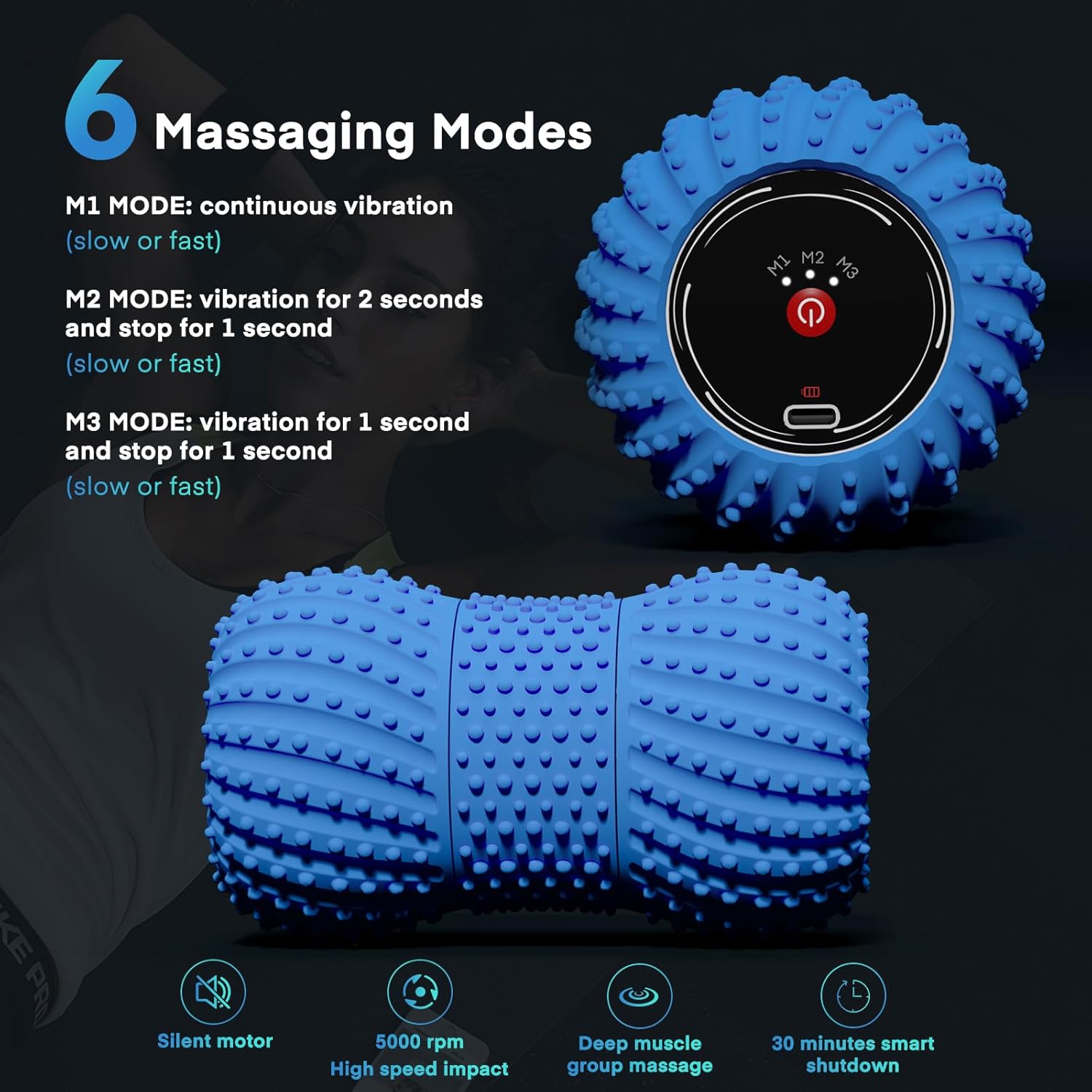 2 in 1 Vibrating Peanut Massag - Health Wellness And Fitness review and price