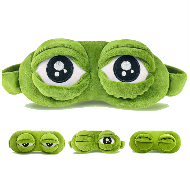 3D Sad Frog Sleep Mask Natural - Sleep Eye Mask 3D review and price