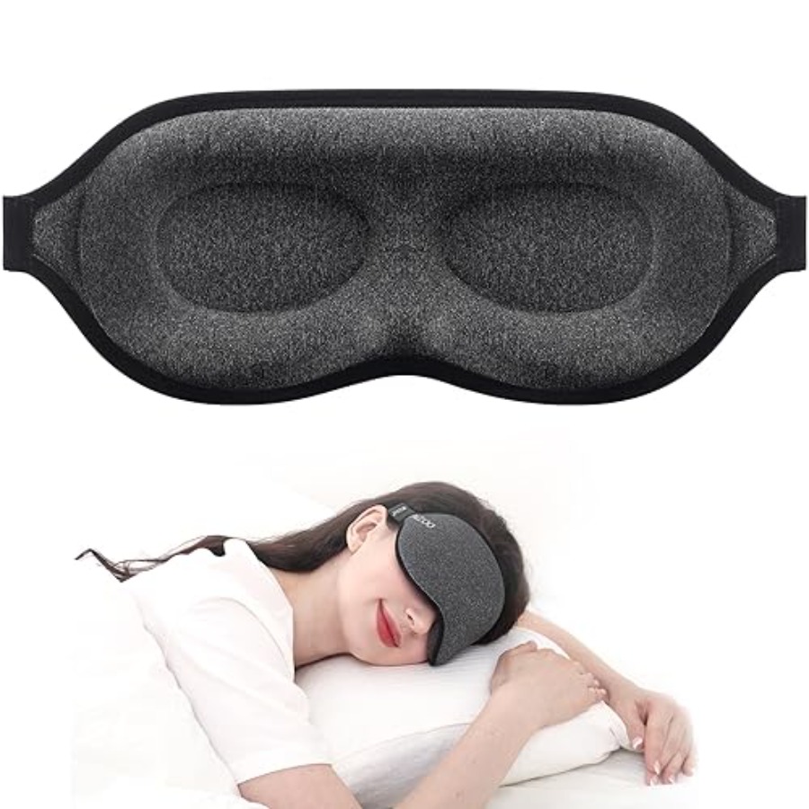 Luxury Sleep Mask for Back, Si - Sleep Eye Mask 3D review and price