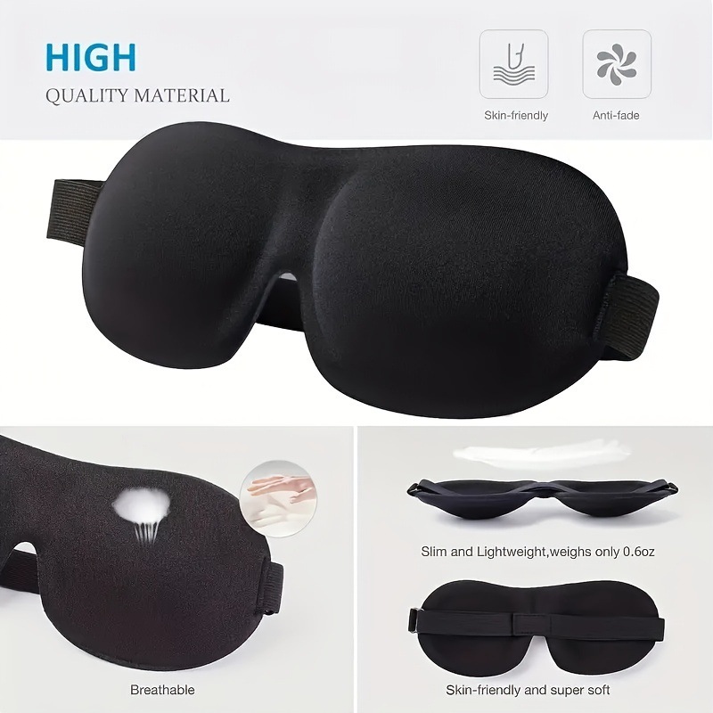 1/2Pcs [No Nasal Wings] Travel - Sleep Eye Mask 3D review and price