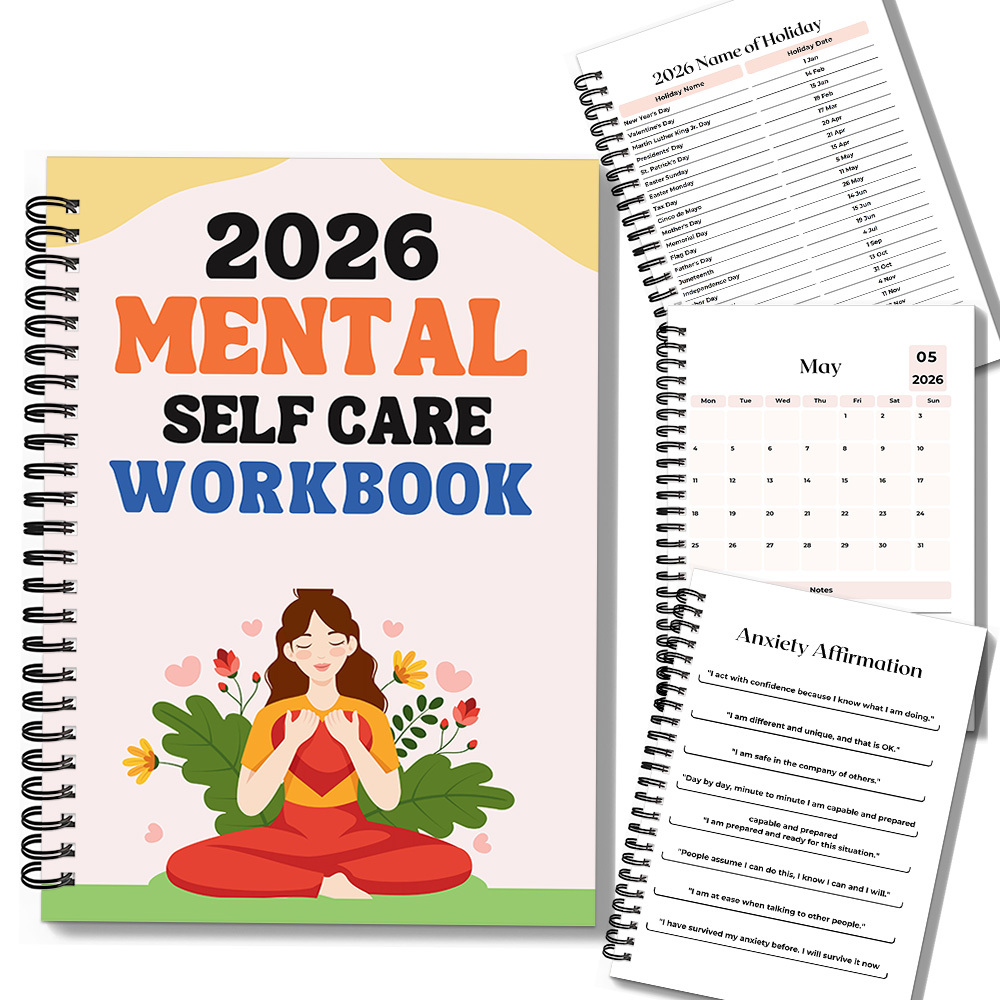 1PC 2026 Mindful Mental Self-C - Health Wellness Journal review and price