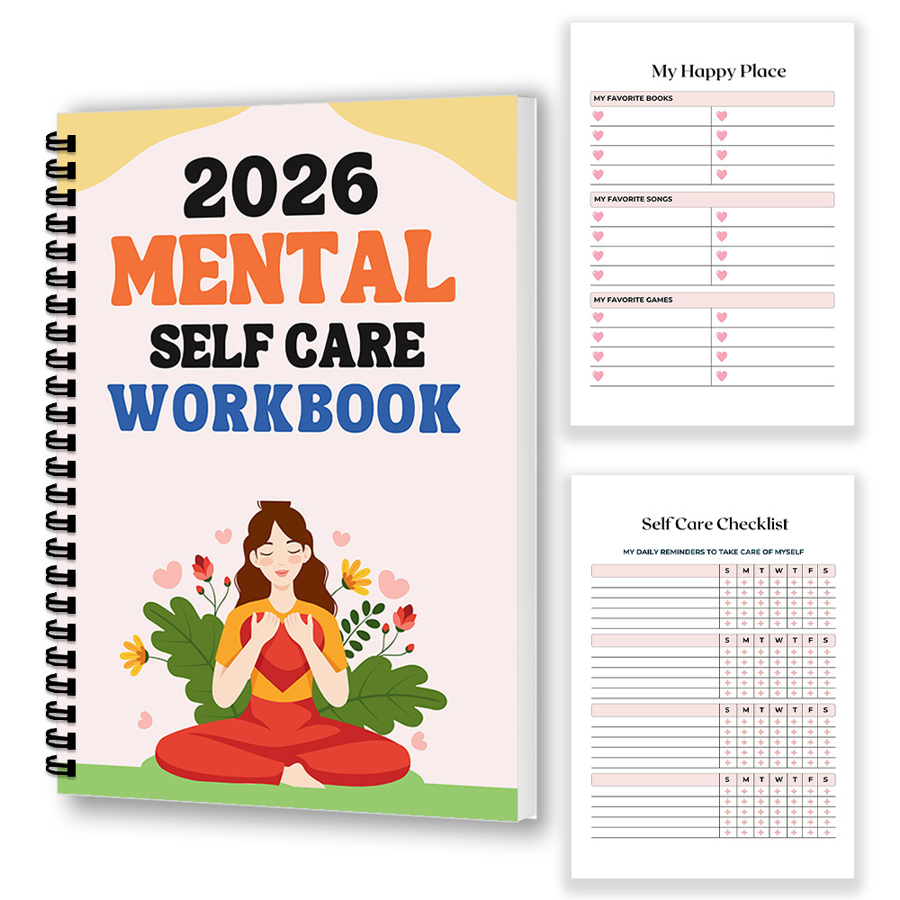 1PC 2026 Mindful Mental Self-C - Health Wellness Journal review and price