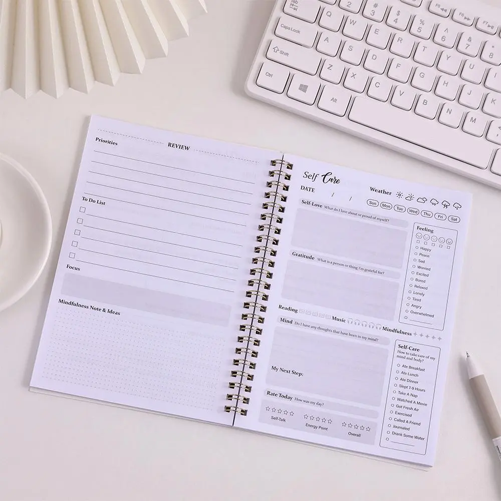 Daily Self-Care Journal, 5-Min - Health Wellness Journal review and price